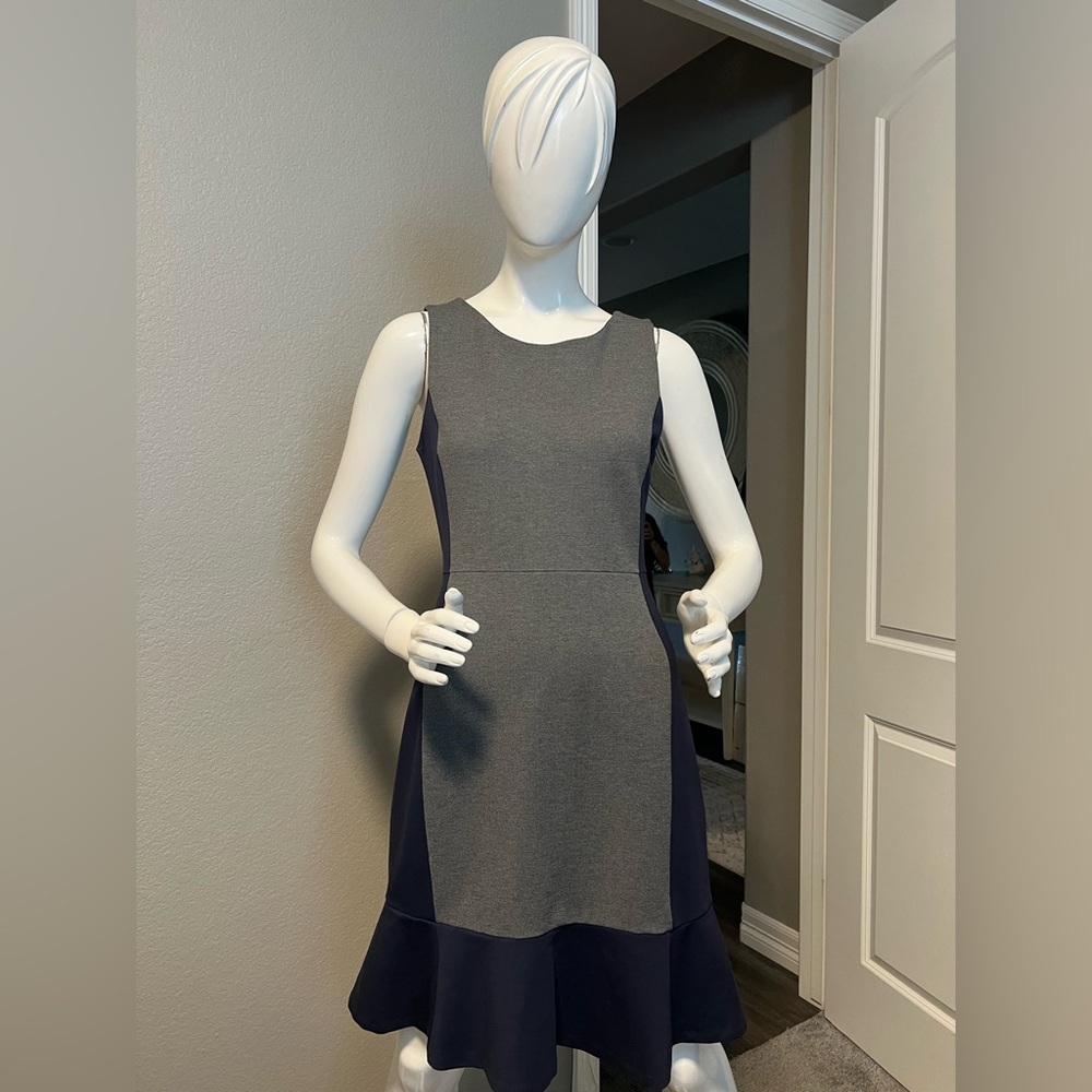 J.CREW Color Block Illusion Knit Career Dress size 4